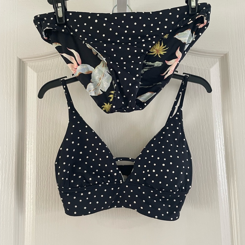 Billabong Polka Dot Bikini Set